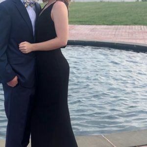 Vera Wang Long Black Gown